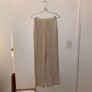 Cream trousers